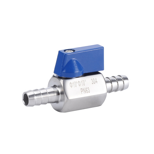 Kipenyo 10-njia mbili-PN63 mini mpira valve