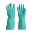 Wholesale Waterproof Green Cleaning Nitrile Kitchen Gloves for Dishwashing and Cooking1