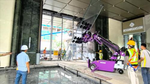 Cowest WSR-1000M 1000 kg vacuümglasheffer: bediening door één man, van rek tot volledige installatie
