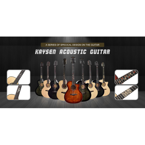 Navegando pela linha de guitarras acústicas Kaysen K-C17