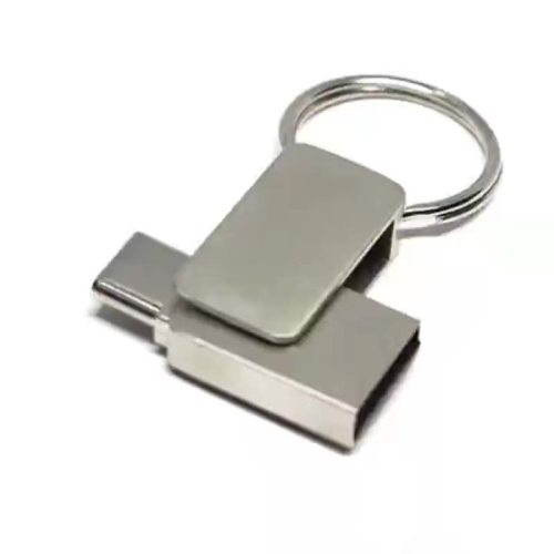 Key ring rotatable Type-c mobile phone USB disk
