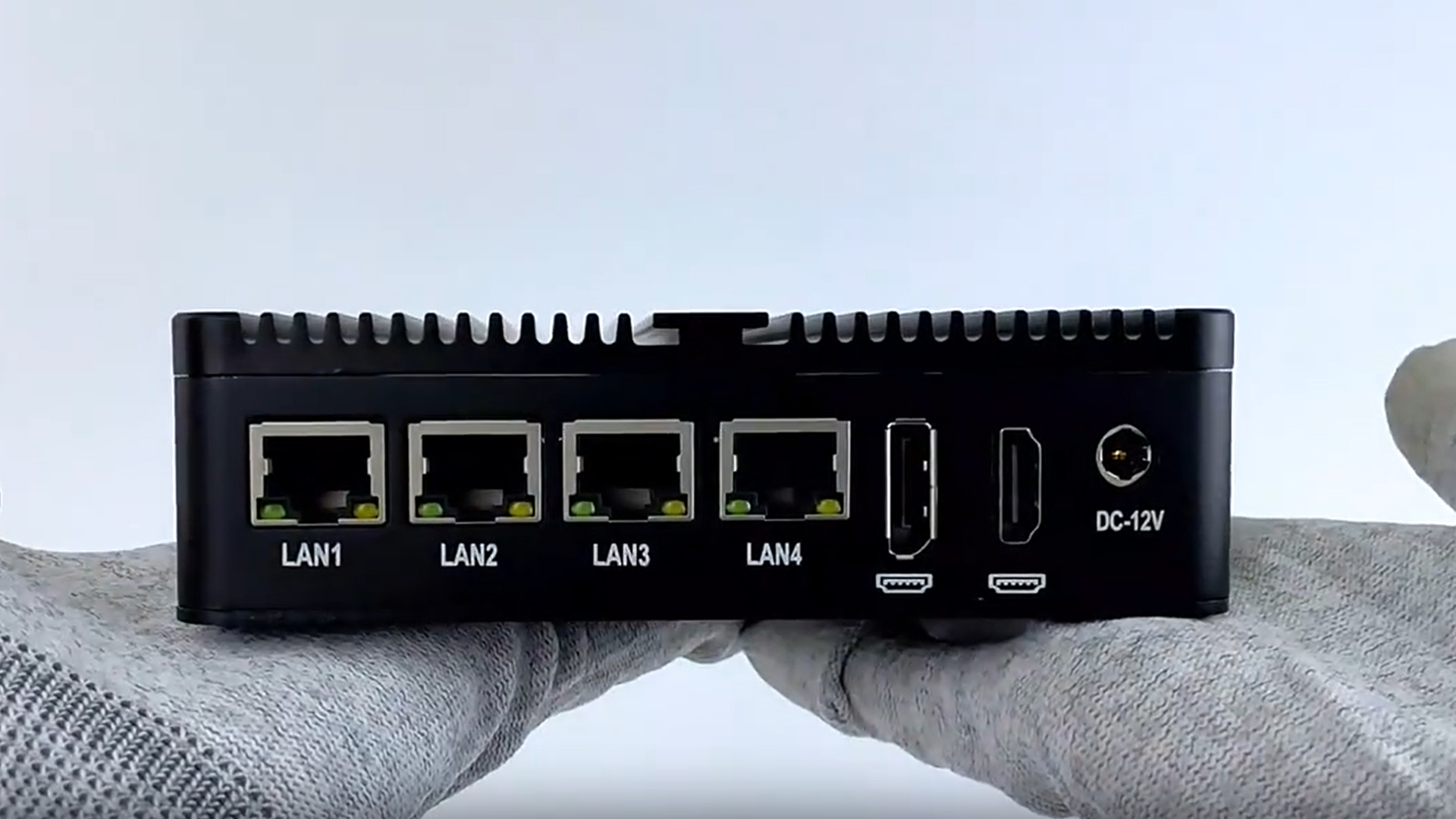 N100 4lan Mini PC с RS232 RS485