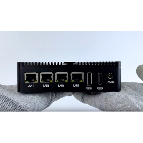 N100 4lan Mini PC с RS232 RS485