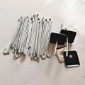 Aluminum Solar Panel Squirrel and Pigeon Guard Mesh Clips & Pins - Bird Deterrent J Hooks1