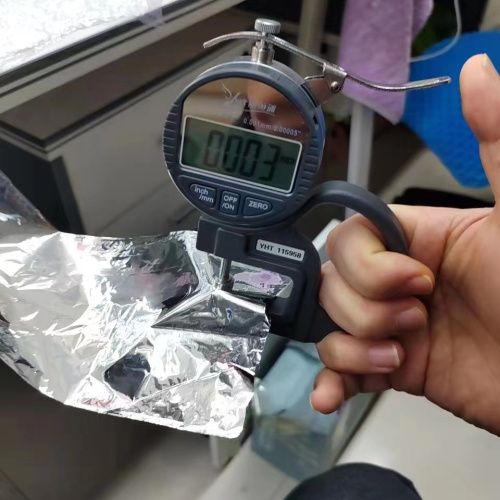 Düşük iğne deliği oranı Her iki taraf da sintilatörler için 3 mikron metalize polyester film