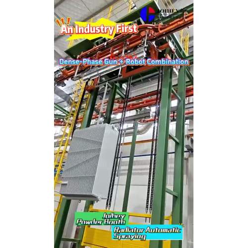 Caso de cliente de Joihey---Pulverización automática de radiadores.