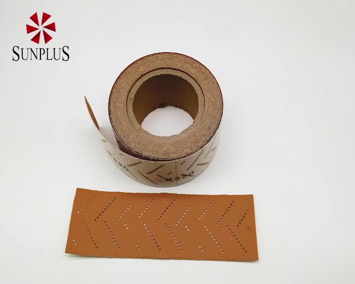 Multi-Hole Sandpaper Sheet Rolls