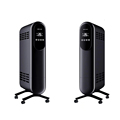 Portable Electric Oil-Free Heater: 750W to 1500W for Room Heating1