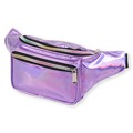 New Women'S  PU Waist Bag Iridescent Fanny Pack Belt Bag Multi-Function Laser Waterproof Waist Bag1