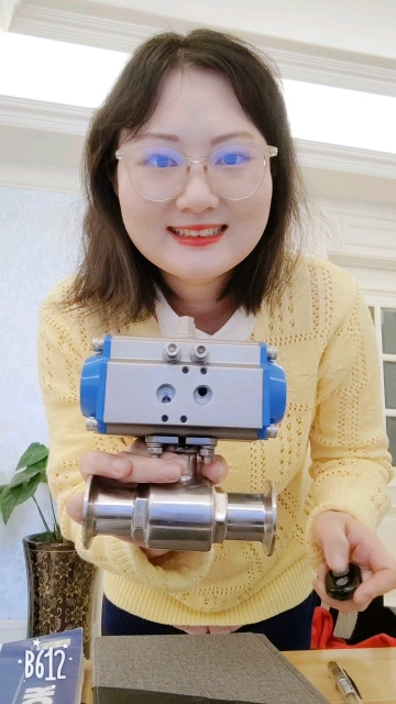 compact thread stainless steel ANGLE SEAT VALVE pneumatic control single acting normally closed actuator1