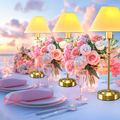 Wholesale Rechargeable Fabric Table Lamp for Weddings and Restaurants1