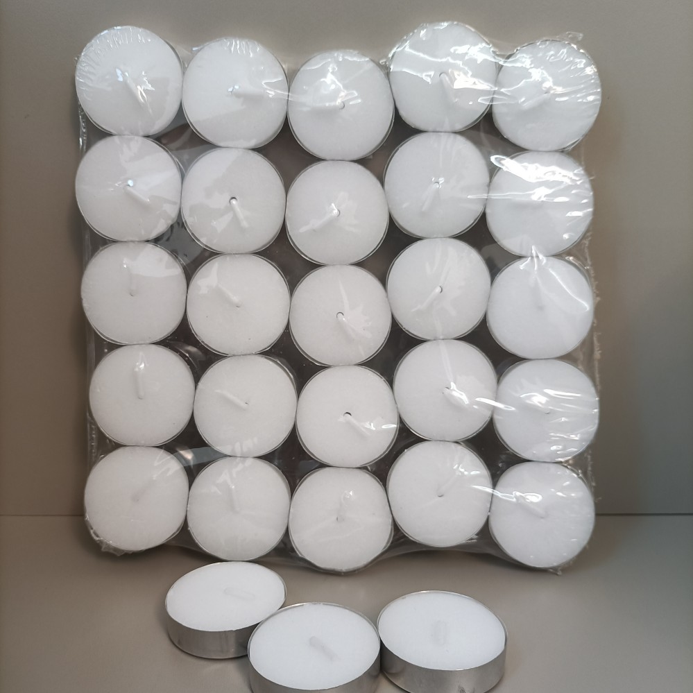 10g 25pcs shrink bag tealight candle