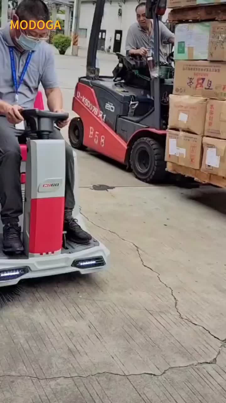 Barredora de piso de viaje en modga