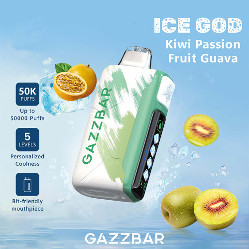 ควบคุมความเย็นและรสชาติ! Gazzbar Ice God 50,000 Puff Ex-Cigarettes เปิดตัวด้วย 20 รสชาติ