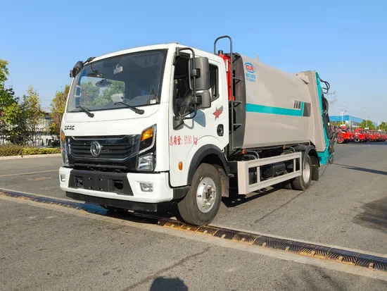 Kukuh &amp; Tahan Lama Dongfeng 4X2 10cbm Trak Tolak Pemadat1