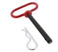 Red Handle Trailer Tow Hitch Lock Pin and R-Clip for Towing: Boat, RV, Car, Truck, Bike, ATV1