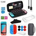 15-in-1 Nintendo Switch Accessory Kit: Carry Case, Cover & More1