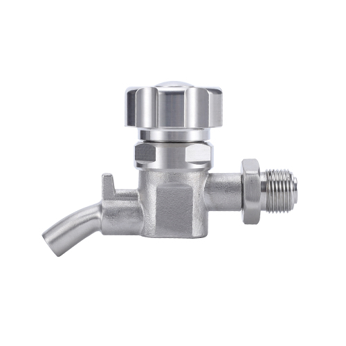 5104b1 SS304 G1/2 Aina ya Spiral Beer Sampuli Valve
