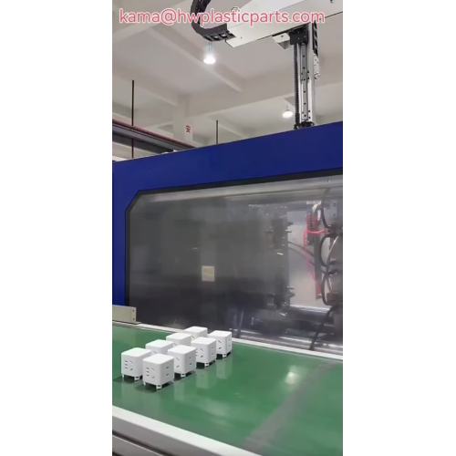 Plastic base white parts Injection