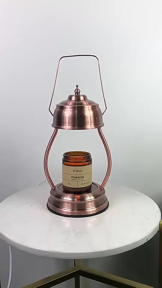 Lâmpada mais quente da vela para decoração de cera Decoração de cera Burner Controle de brilho ajustável Felejando nova vela de arte de ferro1