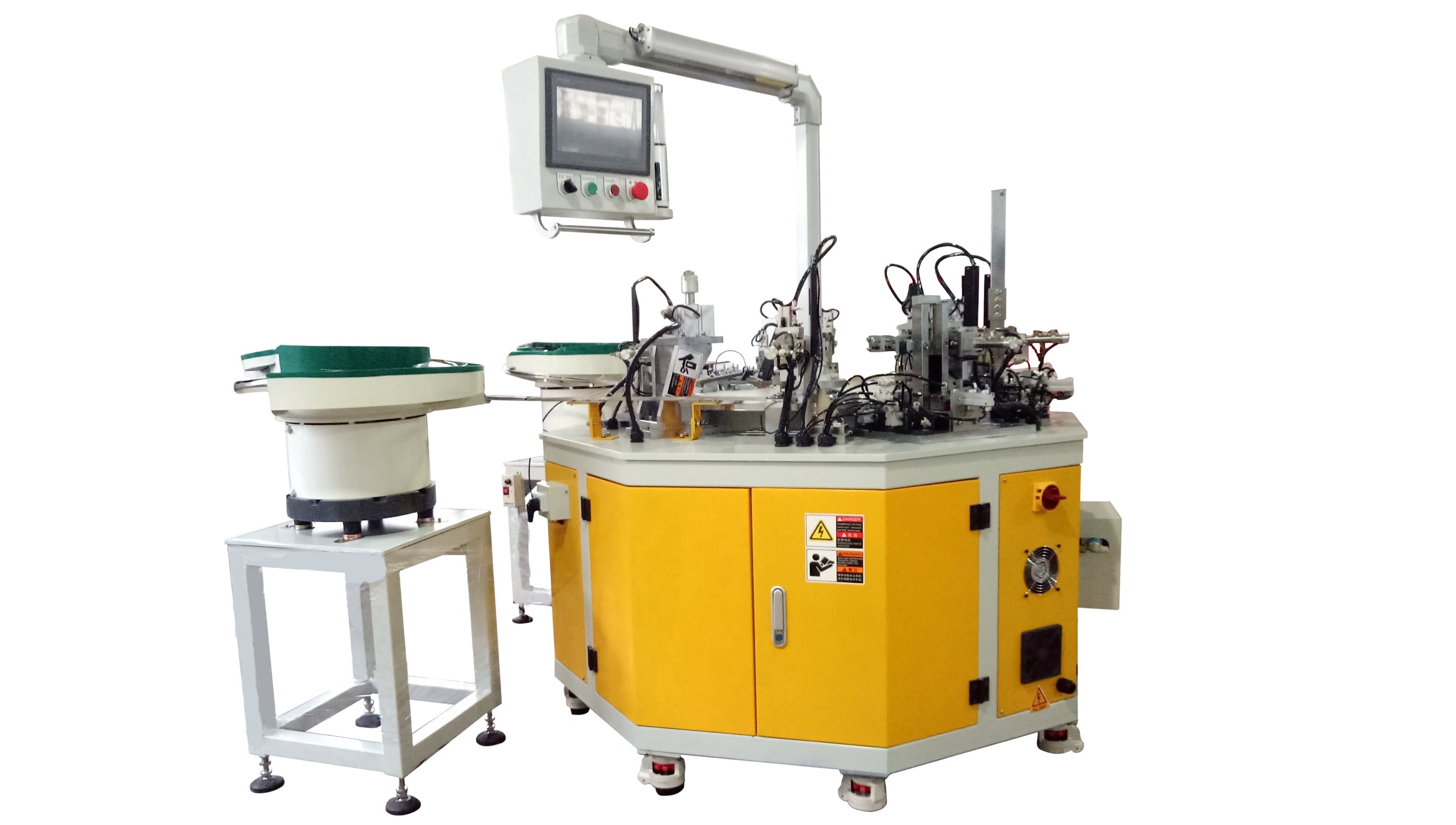 Round type one time use razor assemble machine1