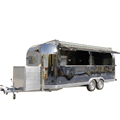 Large Size Hamburger Vending Cart 19ft Food Churros Trailer for Sale1