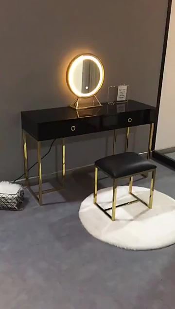 heibei black led dresser