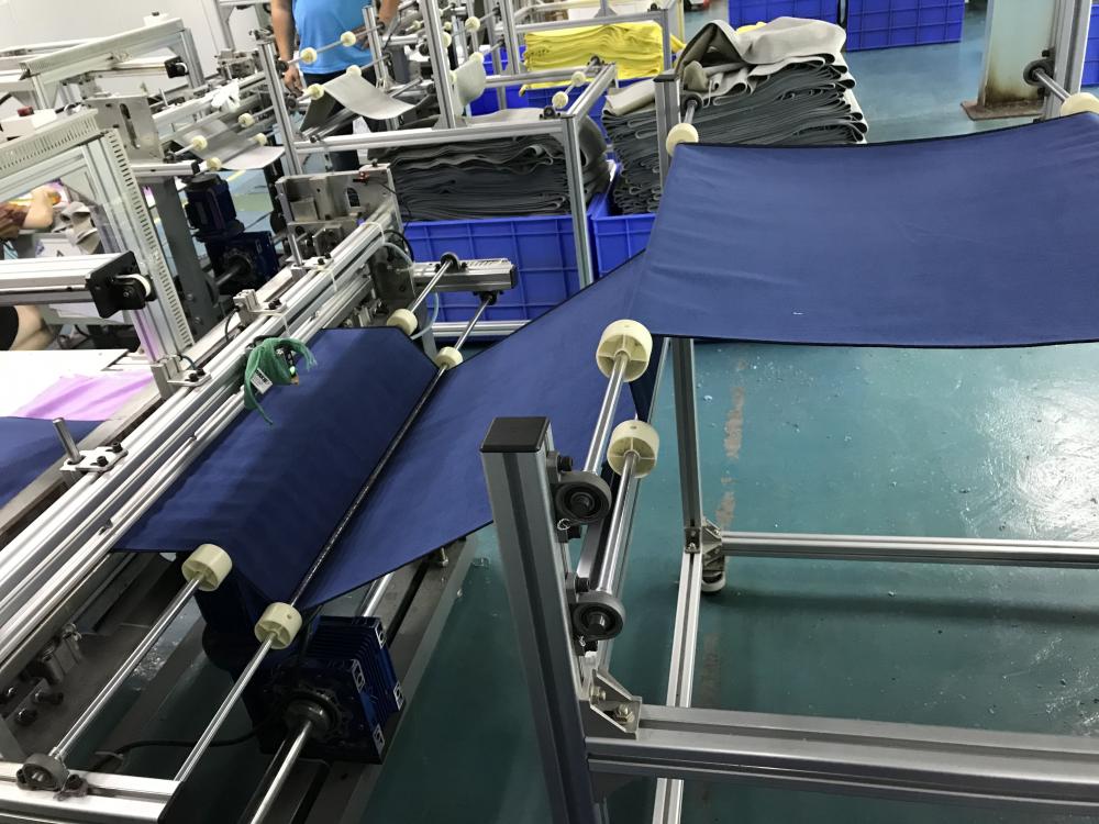 Automatic sewing for large towels