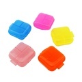 Double-Layer 6-Grid PP Transparent Jewelry Medicine Storage Box1