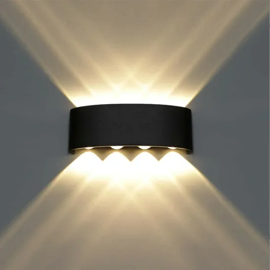 Luzes de parede ao ar livre led elegante para corredor e varanda1