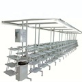 Stainless Steel Automatic Conveyor Upper Leather Shoe Production Line1