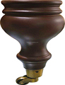 Brass Caster Kitchen Cabinet Legs - MJ-04131