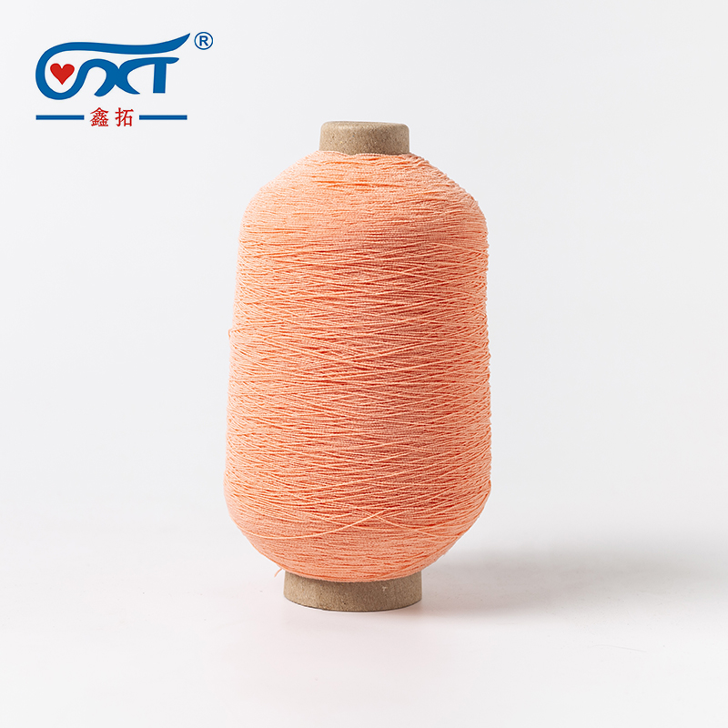 Custom colors Polyester Rubber Covered Yarn Natural Rubber Thread Yarn for Socks