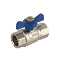 High Quality Male Valve Iron Center Disc Brass Red Handle Ball Valve1