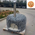 Home and Restaurant Pizza Oven with Door and Chimney1