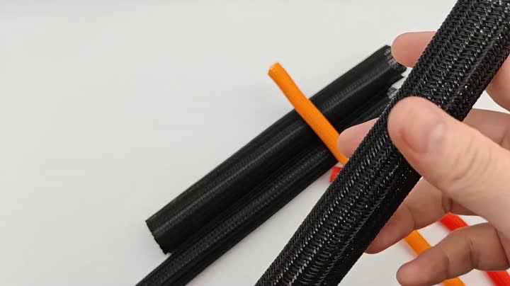 Selongsong Kabel Jalinan yang Dapat Menutup Sendiri