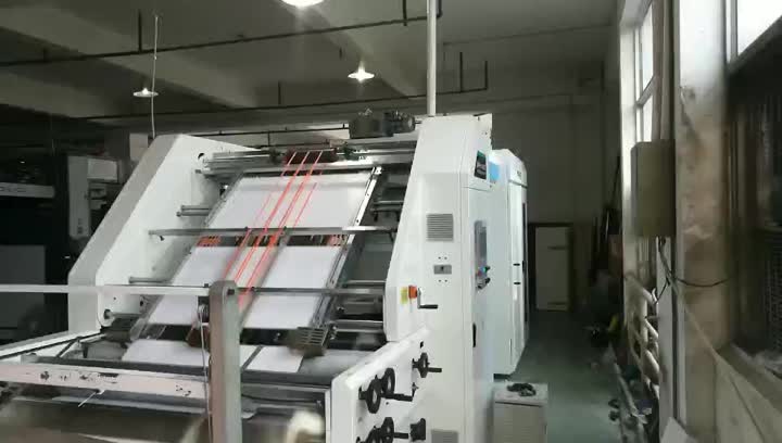 Laminadora de flauta ZGFM1450 / zs1450 con apilador.mp4