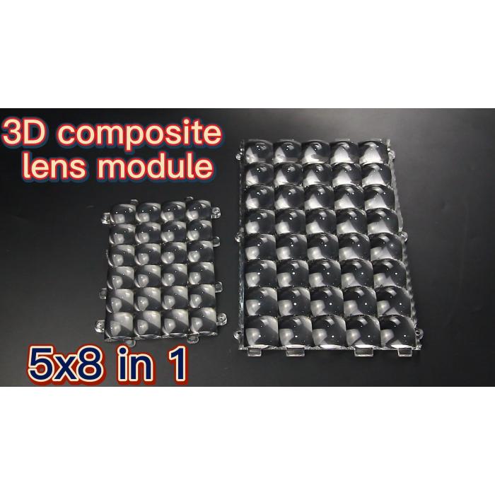 3D 5x8 in1 10.1 inch 3D printer lens 