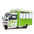 Electric Tricycle Food Cart: 3-Wheel Ape Coffee Barbecue Truck1