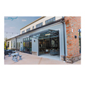 Full View Folding Overhead Residential Vertical Bifold Garage Doors1