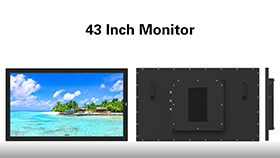 43 -Zoll -Display wasserdichte Test