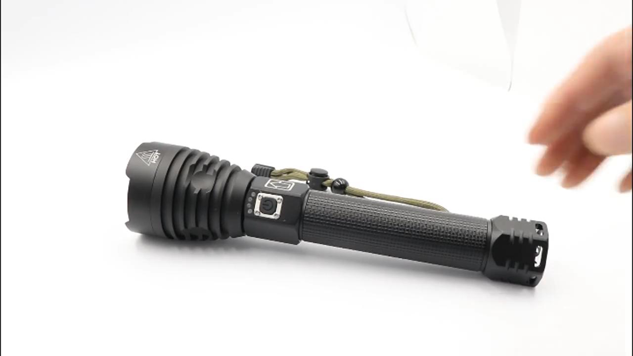 Qimai New XHP90 Мощная светодиодная фонарика 18650 26650 Zoom Torch XHP702 USB -аварийный