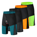 WOSAWE 2-in-1 Reflective Cycling Shorts with Gel Pad for Mountain Biking1
