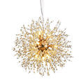 Nordic Bedroom Hanging Decorative Dandelion Chandelier Round Crystal Pendant Light1