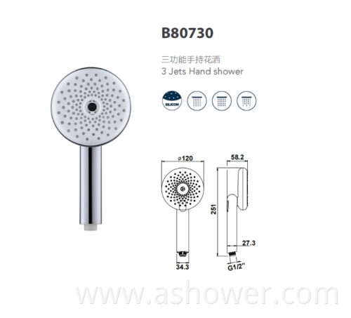 Improving Shower Time: The Many Uses Of A Three-Function Handheld Shower Head