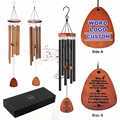 YY1206 Custom Aluminum Sympathy Wind Chimes - Mom Gifts & Memorial Decor1