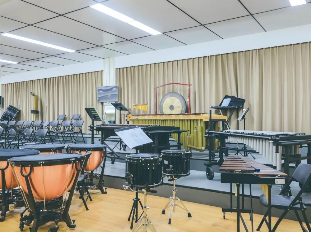 Percussion Music Room with Instruments