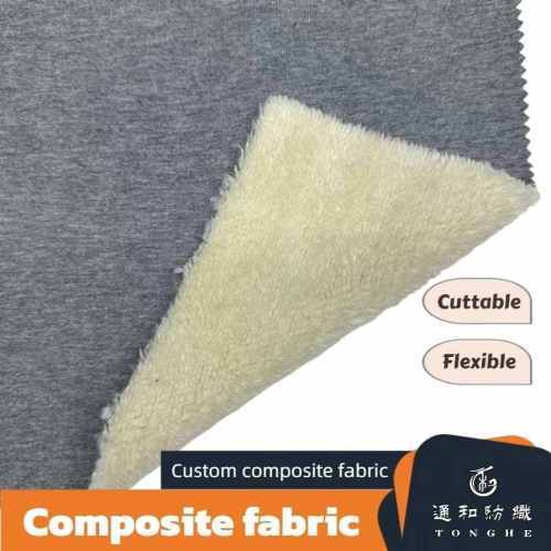 Tecido composto versátil Tonghe Textile, tecido personalizado flexível e cortável para múltiplas indústrias
