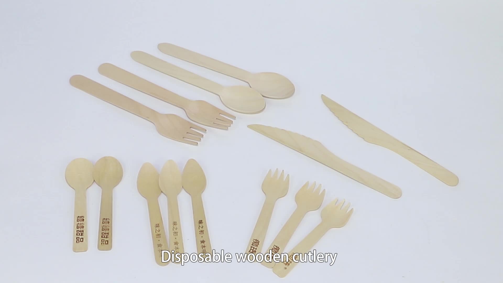 China Manufacturer direct sale disposable birch wooden cutlery forks knives spoon1