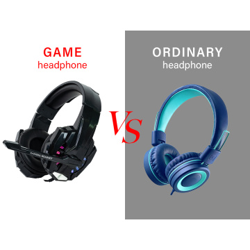 What are the advantages of headphones for gaming compared to regular headphones?